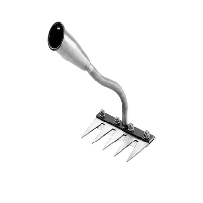 Steel Weed Removal Rake, Durable Garden Tool for Easy Weed Control