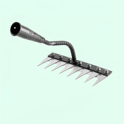 Steel Weed Removal Rake, Durable Garden Tool for Easy Weed Control