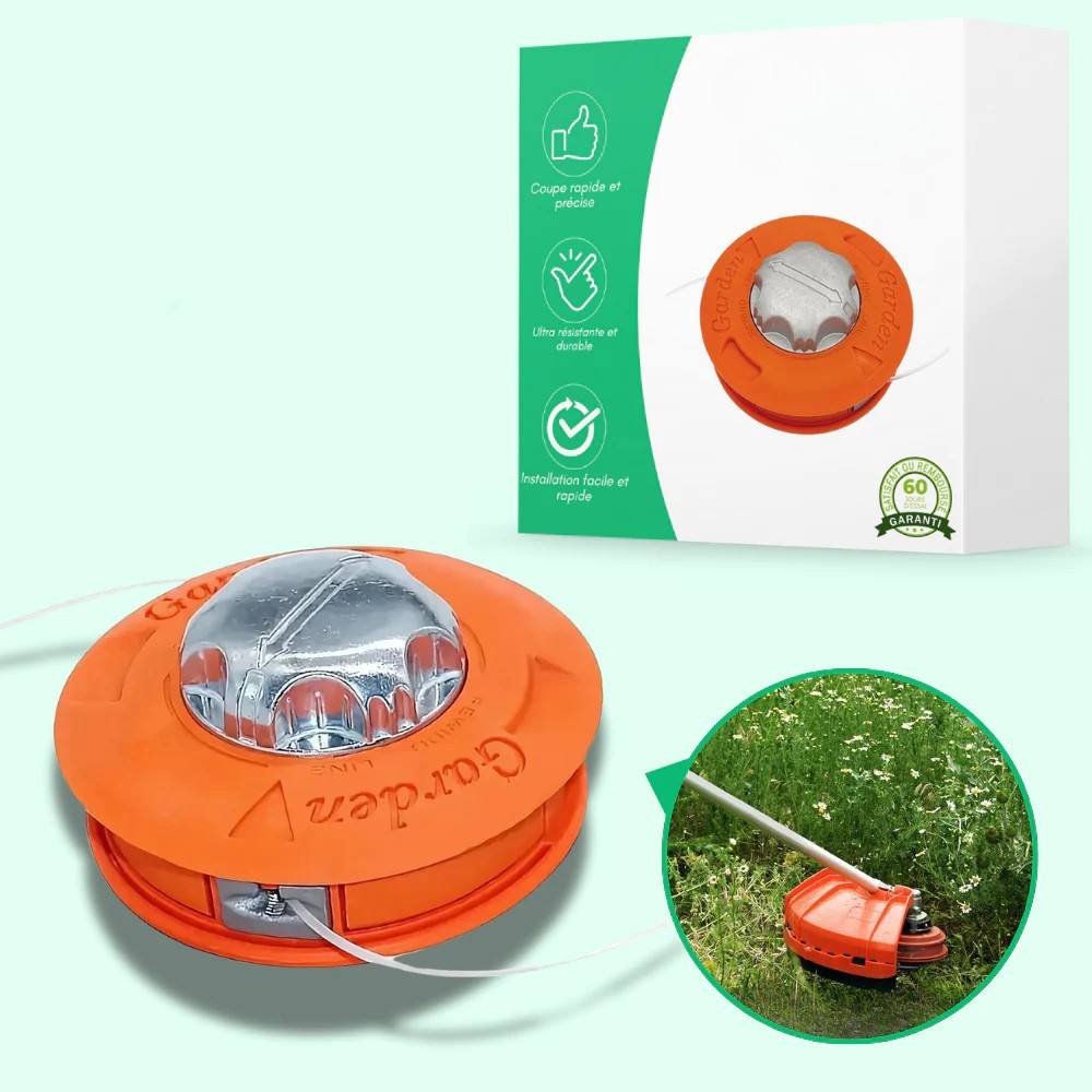 Brush Cutter Head, Ultra-Resistant Steel Blade for Clean and Fast Cutting