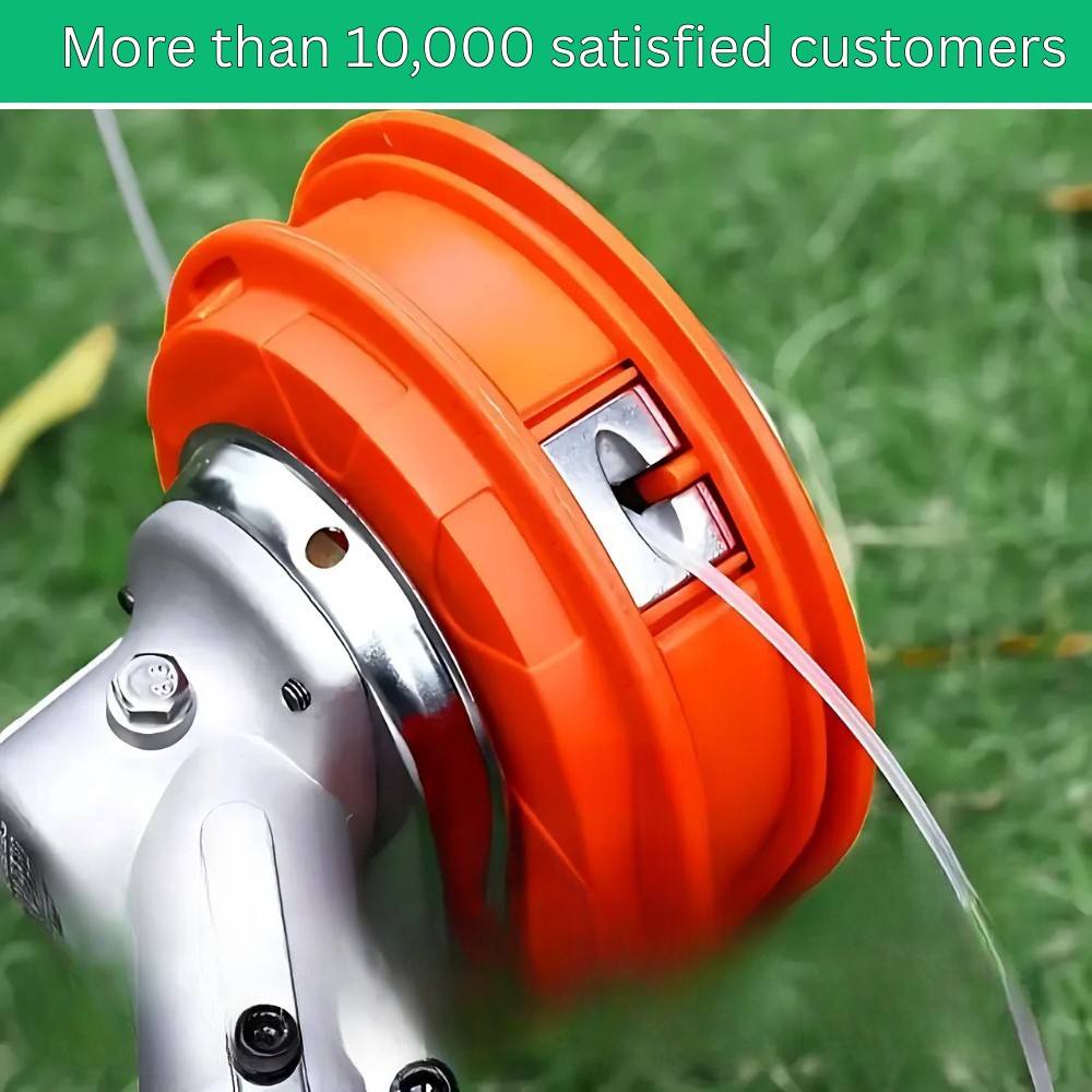 Brush Cutter Head, Ultra-Resistant Steel Blade for Clean and Fast Cutting
