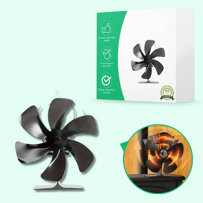 Wood Stove Fan, Silent Heat Diffusion for Efficient Warmth