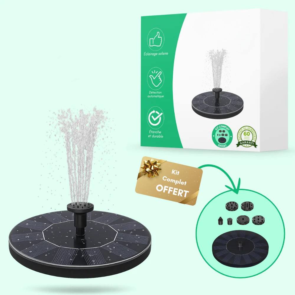 Mini Solar Water Fountain for Garden, Autonomous and Eco-Friendly