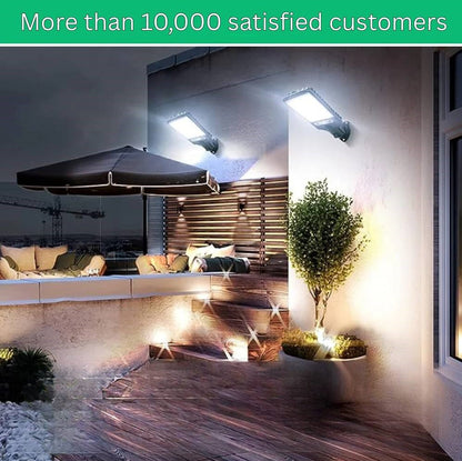 Solar Wall Light with Motion Sensor for Outdoor Eco Lighting