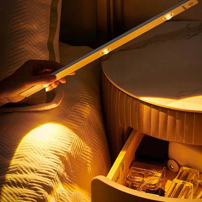 Wireless LED Light with Motion Sensor, Rechargeable, Dimmable and 3 Light Modes