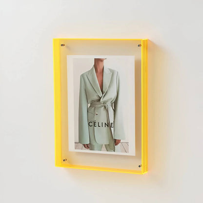 Modern Acrylic Photo Frame, Clear Color Design