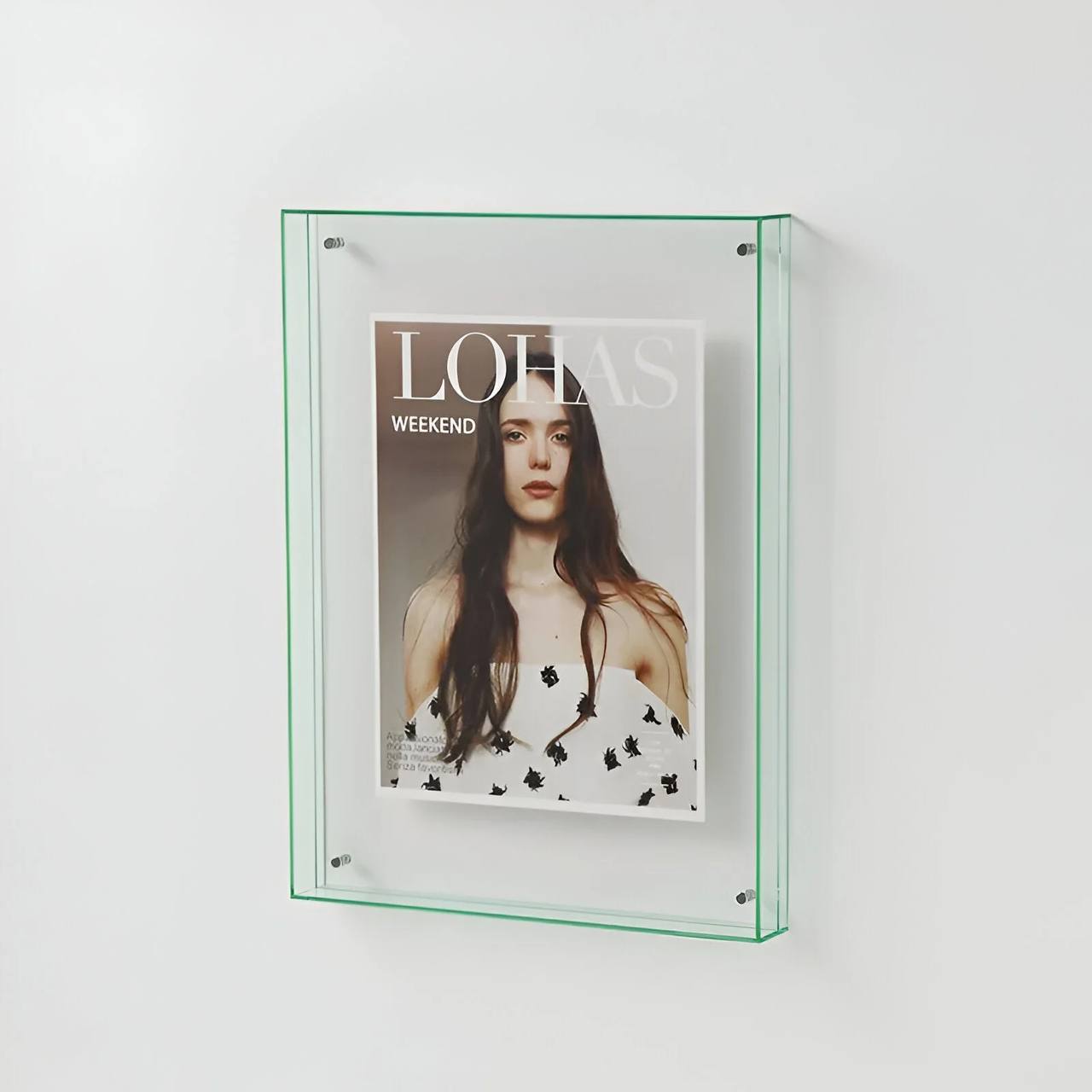 Modern Acrylic Photo Frame, Clear Color Design