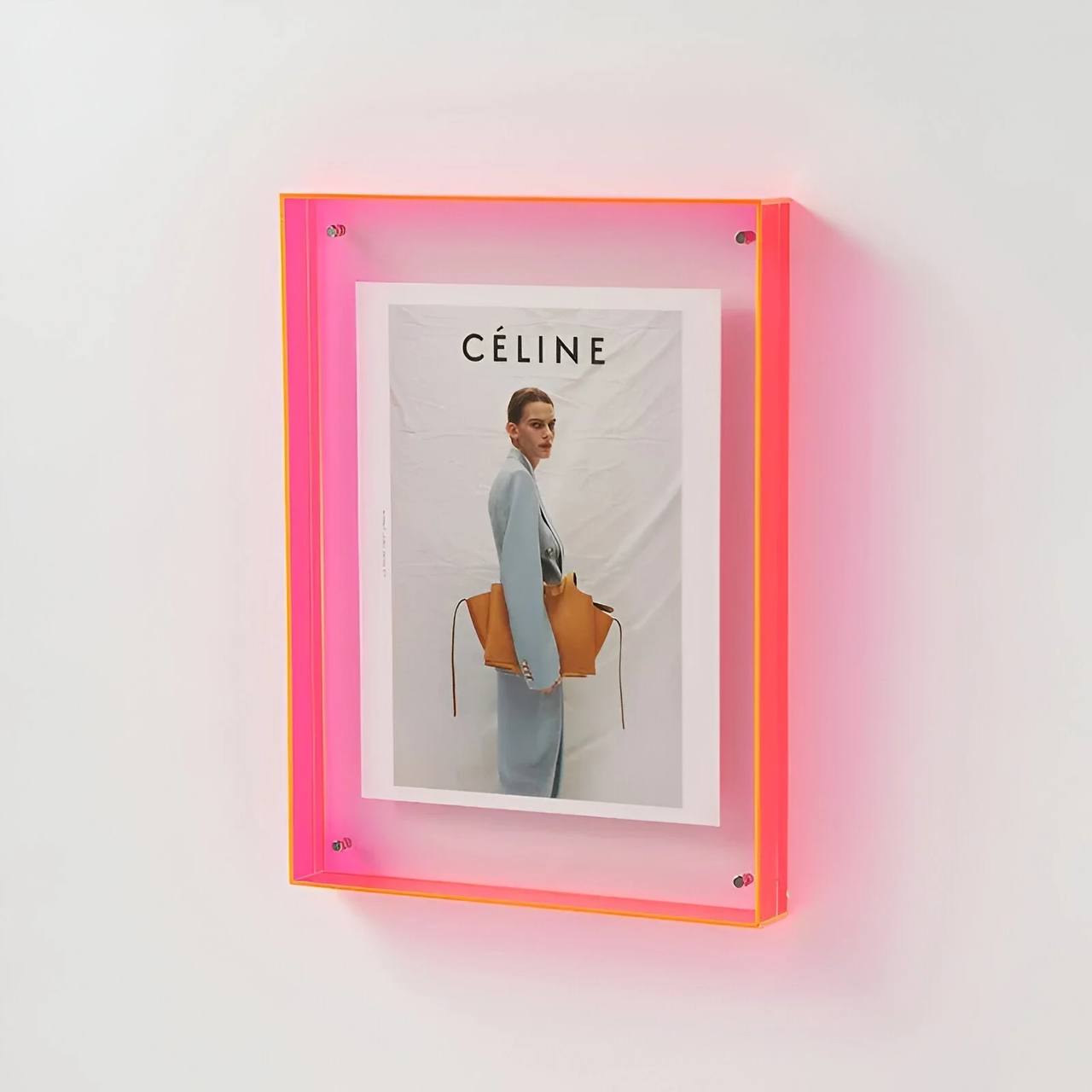 Modern Acrylic Photo Frame, Clear Color Design