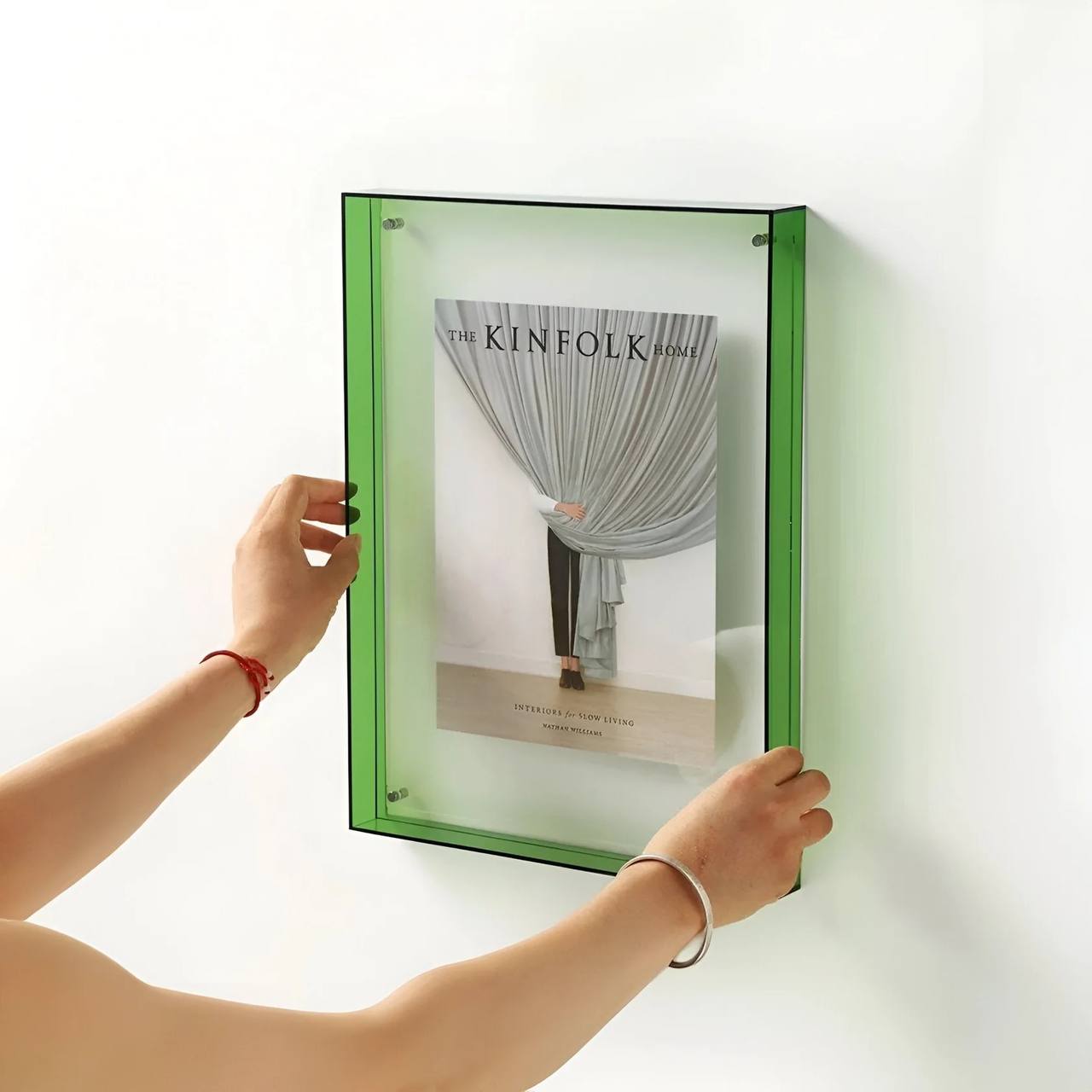 Modern Acrylic Photo Frame, Clear Color Design