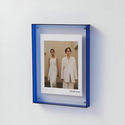 Modern Acrylic Photo Frame, Clear Color Design