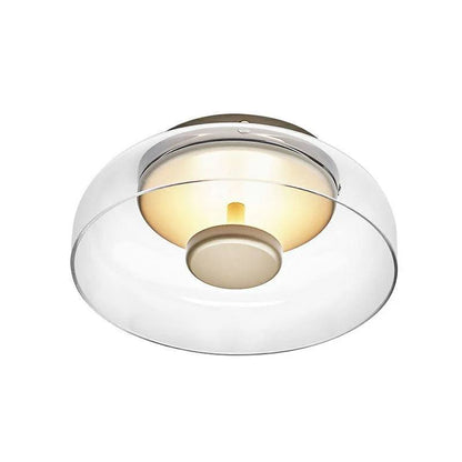 CrystalShine LED Ceiling Light, Modern Glass Design