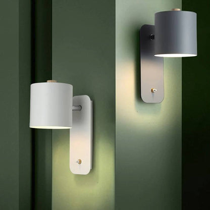 Modern LED Wall Lamp with Switch for Living and Bedroom