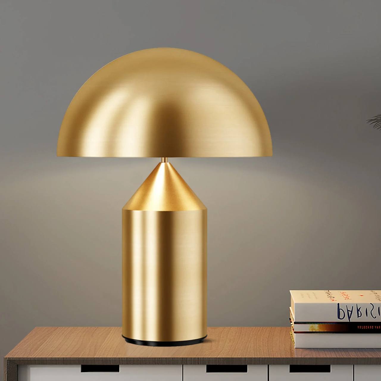 Geometric Table Lamp with Modern Sculptural Form