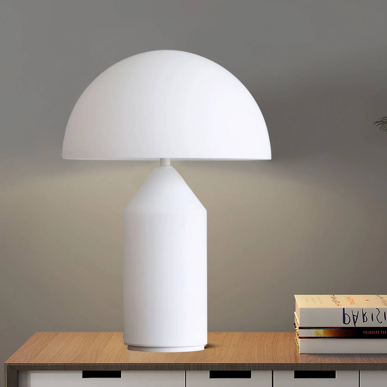 Geometric Table Lamp with Modern Sculptural Form