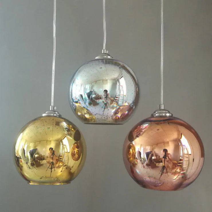 3D Fireworks Glass Pendant Light with Creative Color Design