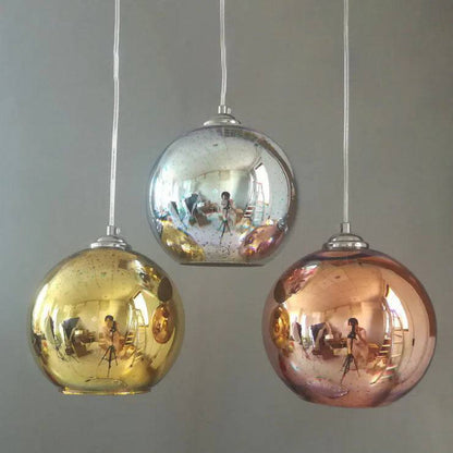 3D Fireworks Glass Pendant Light with Creative Color Design