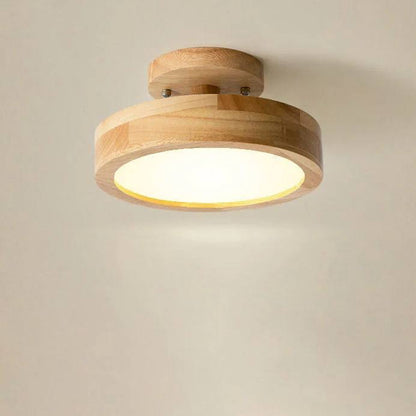 LED Ceiling Light With Integrated LED and Adjustable Color Temperature