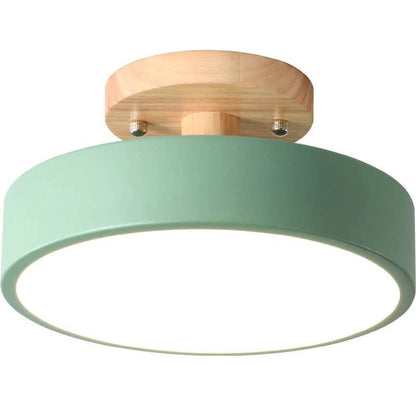 LED Ceiling Light With Integrated LED and Adjustable Color Temperature