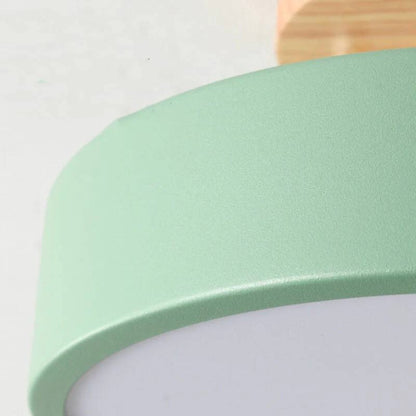LED Ceiling Light With Integrated LED and Adjustable Color Temperature