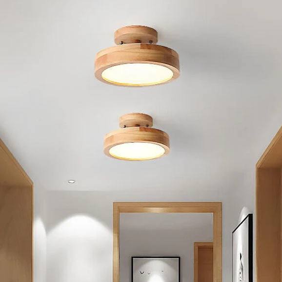 LED Ceiling Light With Integrated LED and Adjustable Color Temperature