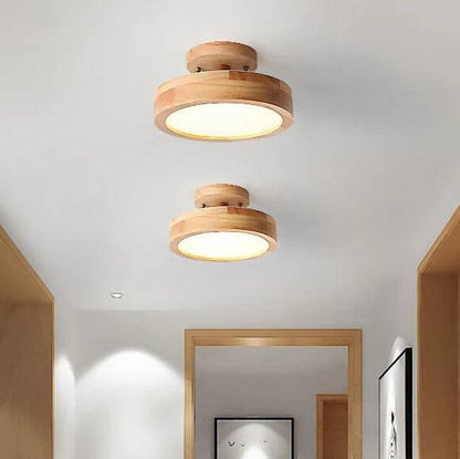LED Ceiling Light With Integrated LED and Adjustable Color Temperature