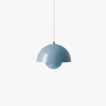 Danish Pendant Light with Floral Design