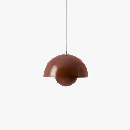 Danish Pendant Light with Floral Design