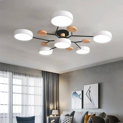 Scandinavian LED Ceiling Light, Modern Branch Design
