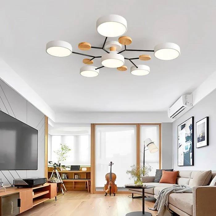 Scandinavian LED Ceiling Light, Modern Branch Design