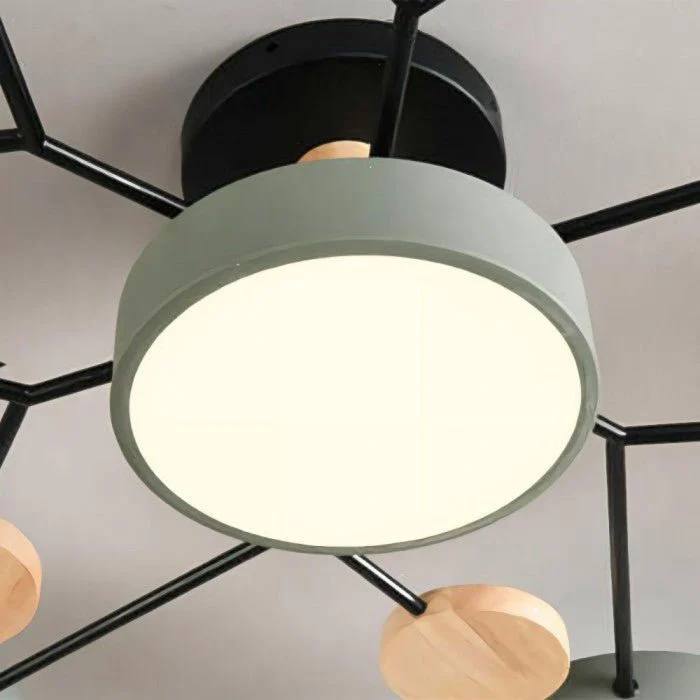 Scandinavian LED Ceiling Light, Modern Branch Design