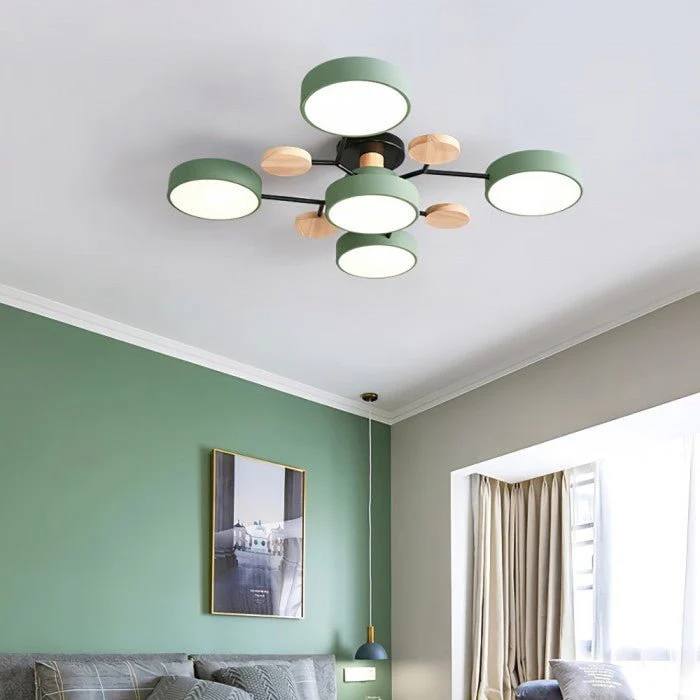 Scandinavian LED Ceiling Light, Modern Branch Design