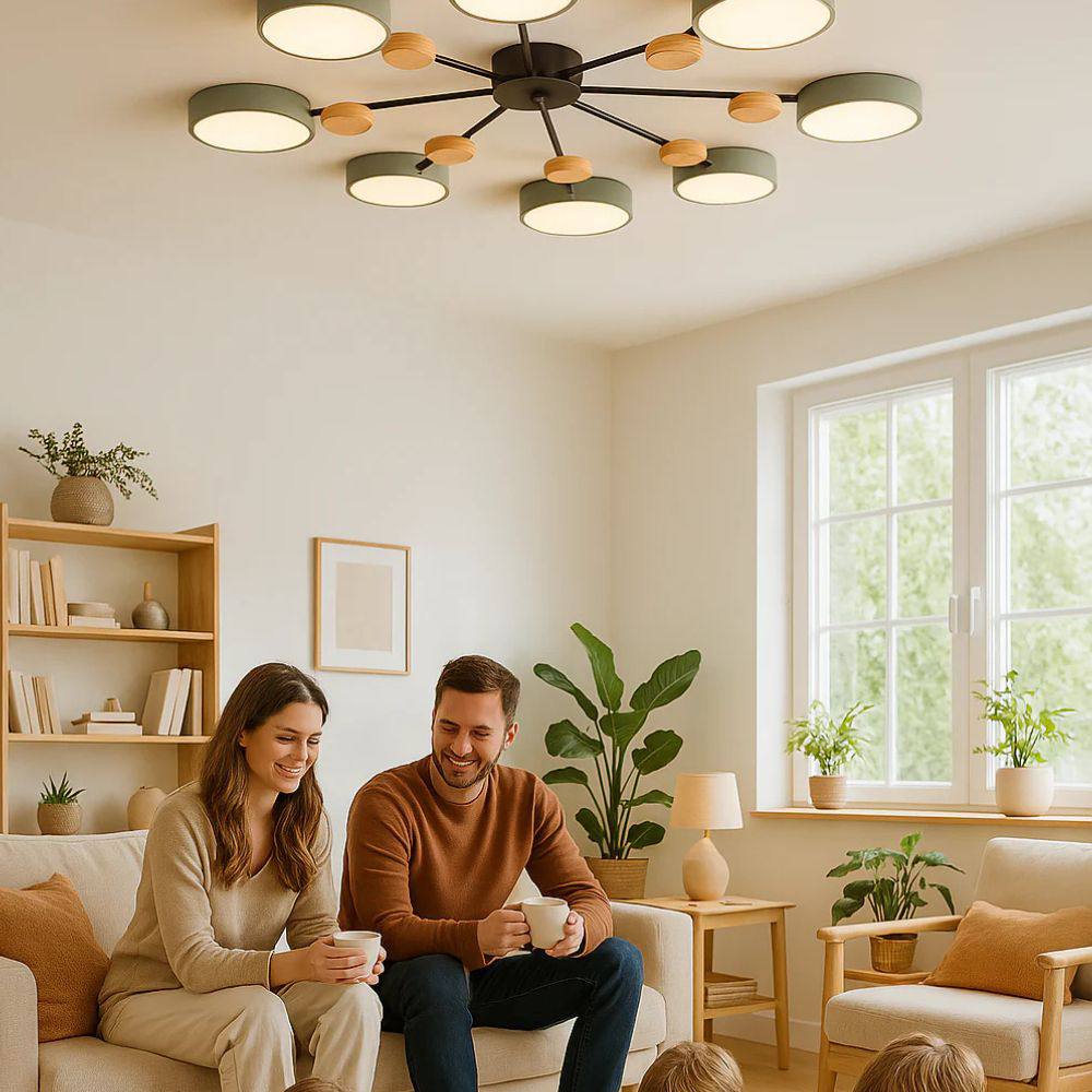 Scandinavian LED Ceiling Light, Modern Branch Design
