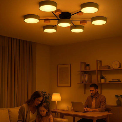 Scandinavian LED Ceiling Light, Modern Branch Design