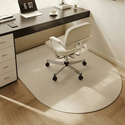 Office Chair Floor Mat, Stylish Non-Slip Protective Mat for Hard Floors and Carpets
