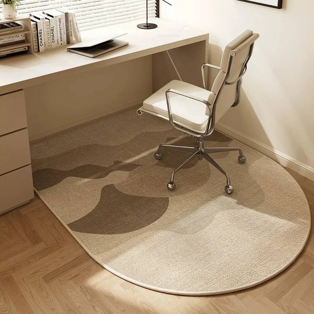 Office Chair Floor Mat, Stylish Non-Slip Protective Mat for Hard Floors and Carpets