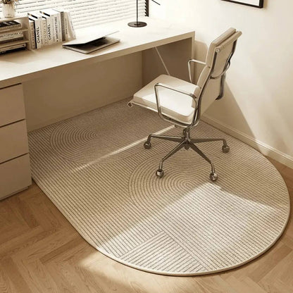 Office Chair Floor Mat, Stylish Non-Slip Protective Mat for Hard Floors and Carpets