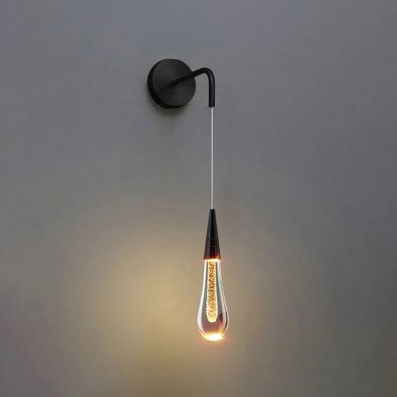 Luxury LED Wall Light, Teardrop Design for Bedroom and Living Room