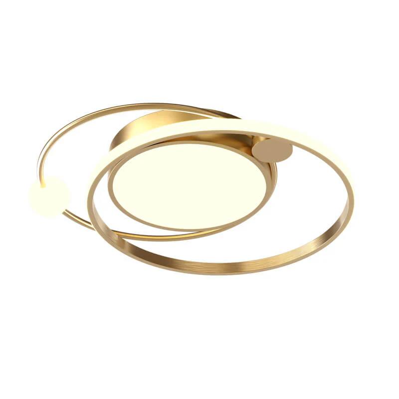 Round LED Ceiling Light, Nordic Minimal Flush Mount Design