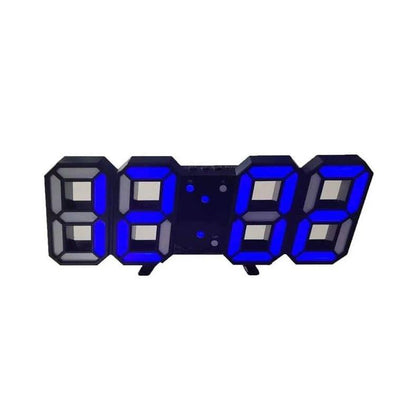 3D LED Wall Clock, Modern Digital Clock with Dimmable Lighting