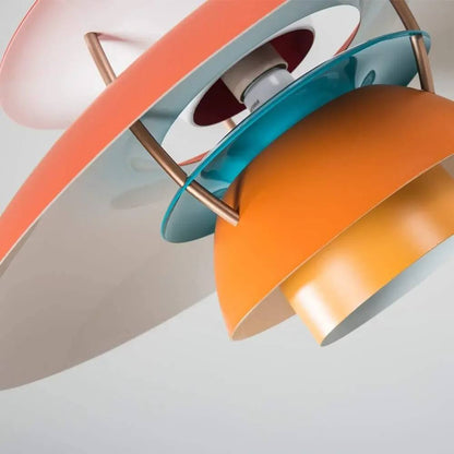 Scandinavian Umbrella Pendant Light, Metal Hanging Lamp for Indoor Spaces