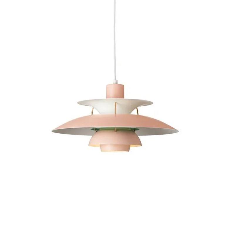 Scandinavian Umbrella Pendant Light, Metal Hanging Lamp for Indoor Spaces