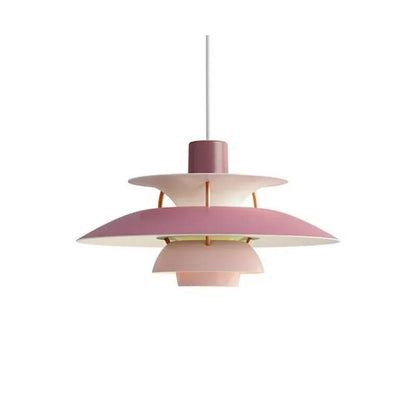 Scandinavian Umbrella Pendant Light, Metal Hanging Lamp for Indoor Spaces