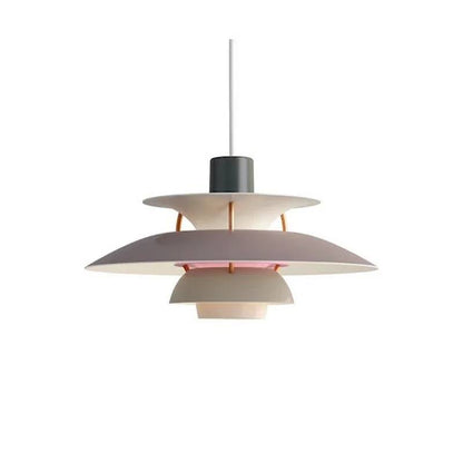 Scandinavian Umbrella Pendant Light, Metal Hanging Lamp for Indoor Spaces
