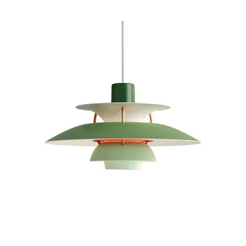 Scandinavian Umbrella Pendant Light, Metal Hanging Lamp for Indoor Spaces
