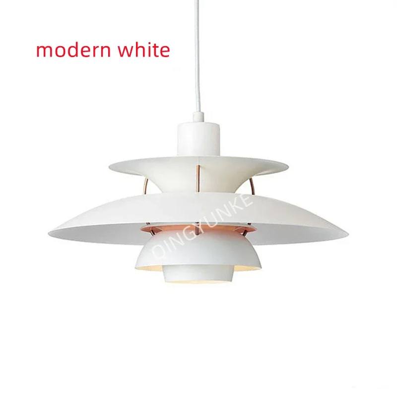 Scandinavian Umbrella Pendant Light, Metal Hanging Lamp for Indoor Spaces