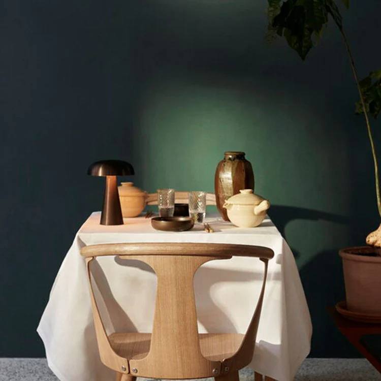 Wireless Rechargeable Mushroom Design Table Lamp