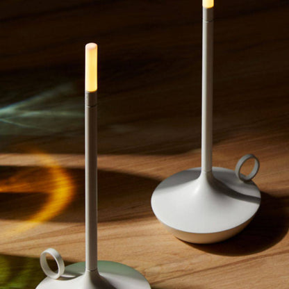 Portable Table Lamp with Romantic Candlelight Glow