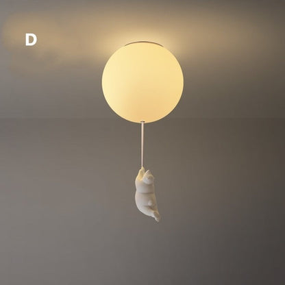 Balloon Bear Ceiling Light with Playful Bear Design