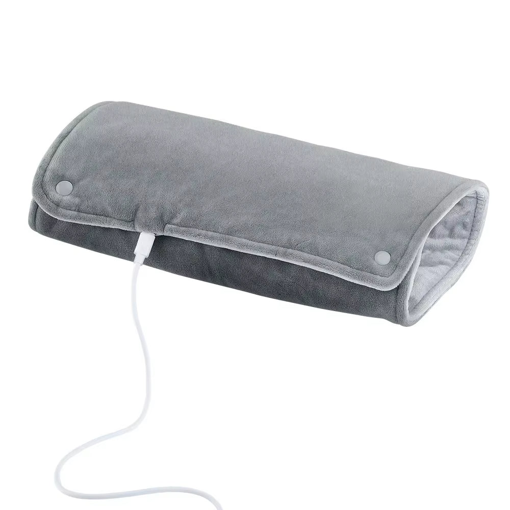 USB Microplush Heating Pad for Back and Neck with Machine Washable Cover for Daily Back and Neck Use