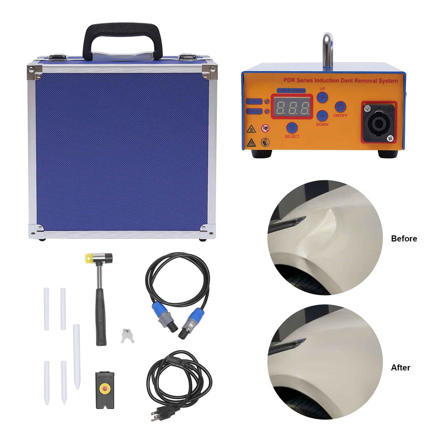 1380W Paintless Dent Repair Machine with Digital Display and Case