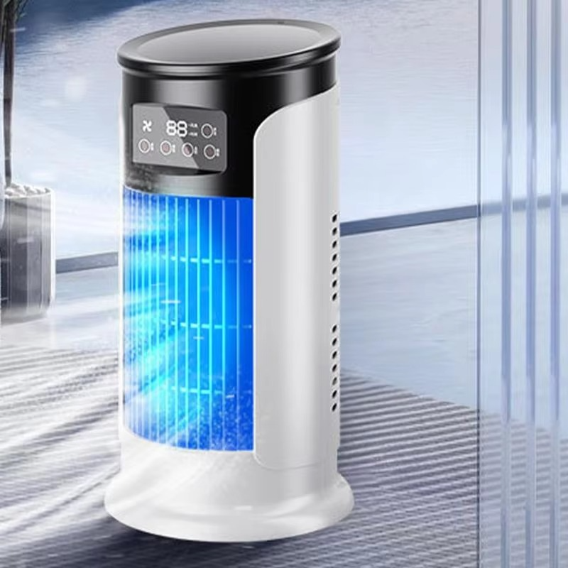 Portable Mini Air Cooler with 10 oz Reservoir and Built In Timer